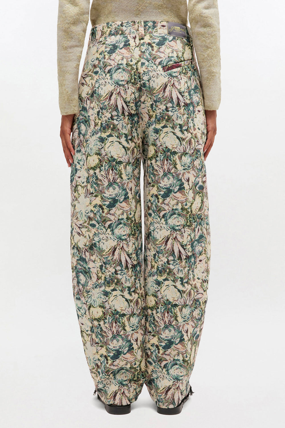 GANNI Outlet Tapestry Curve Pants