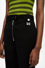 GANNI For Sale Black Bonded Crepe Pants