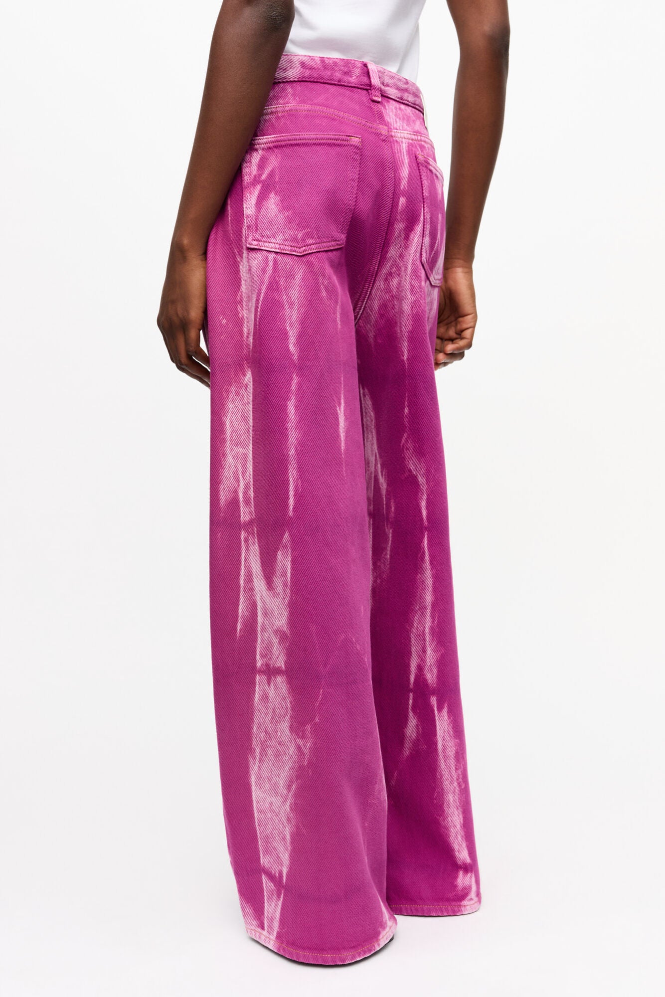 GANNI Outlet Purple Overdyed Marri Jeans