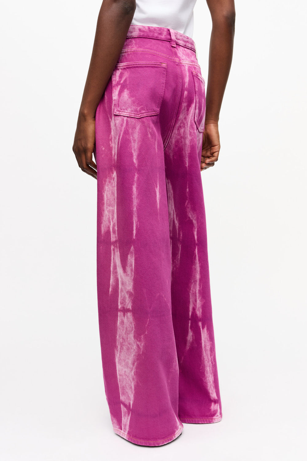 GANNI Outlet Purple Overdyed Marri Jeans