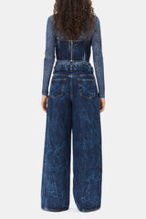 GANNI Hot Sale Dark Blue Marri Jeans