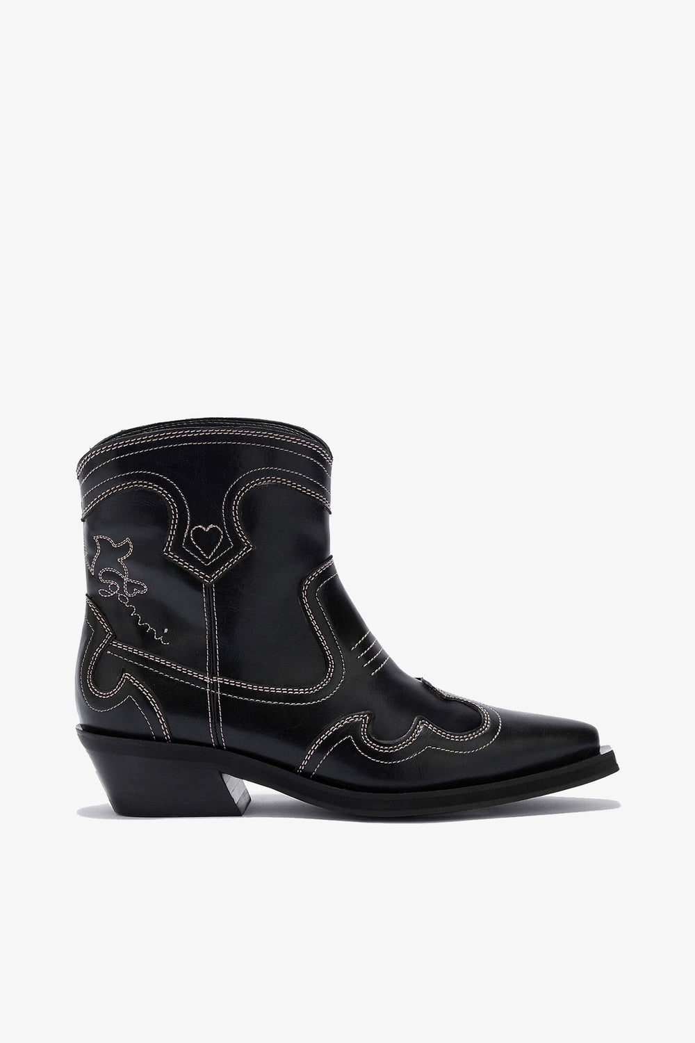 GANNI For Sale Low Shaft Embroidered Western Boots