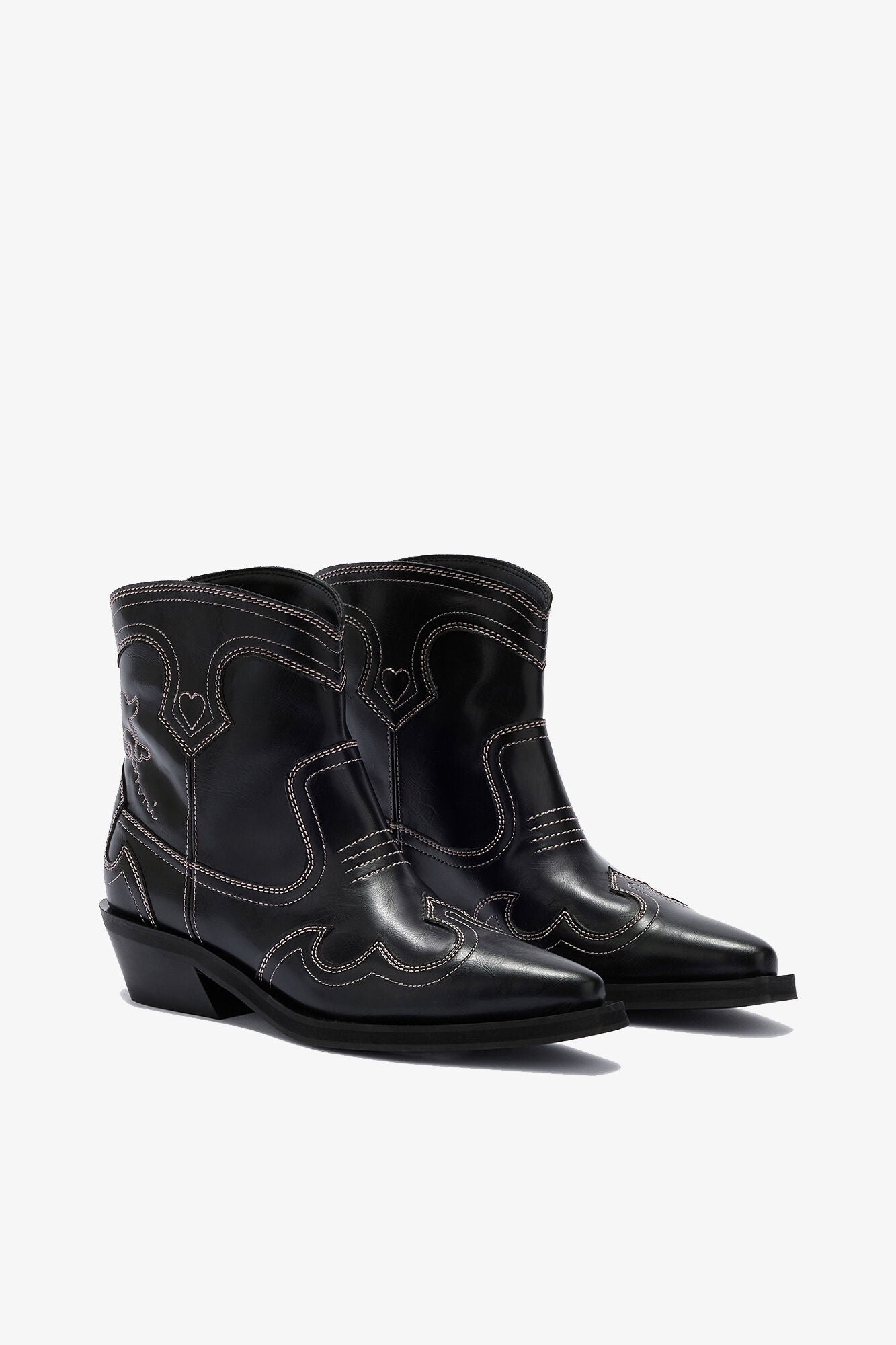 GANNI For Sale Low Shaft Embroidered Western Boots