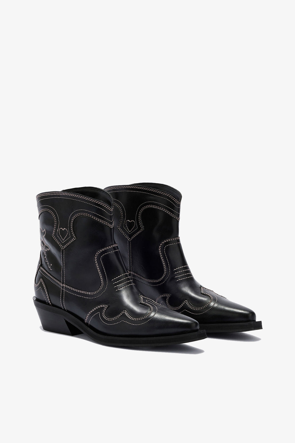 GANNI For Sale Low Shaft Embroidered Western Boots