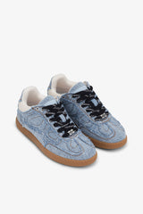 GANNI On Sale 08 Denim Raw Edge Sneakers