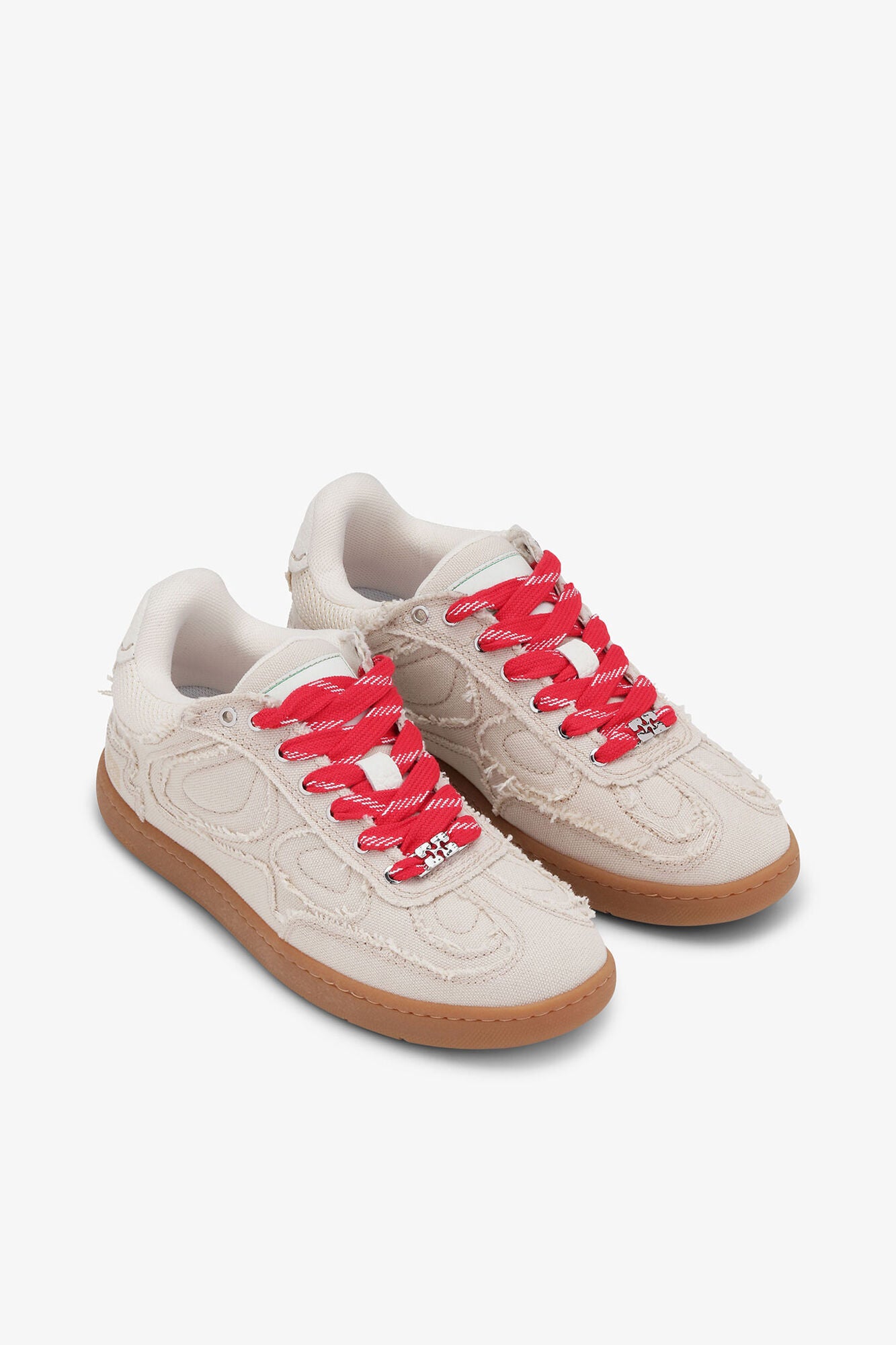 GANNI For Sale 08 Canvas Raw Edge Sneakers