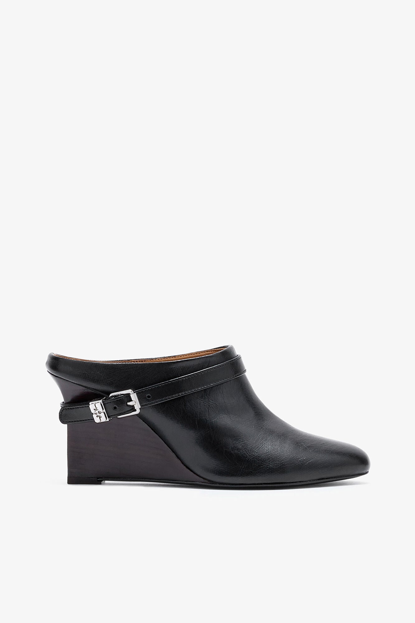 GANNI On Sale Kat Slim Mule in Black