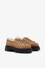 GANNI Online Cleated Derbies in Brown