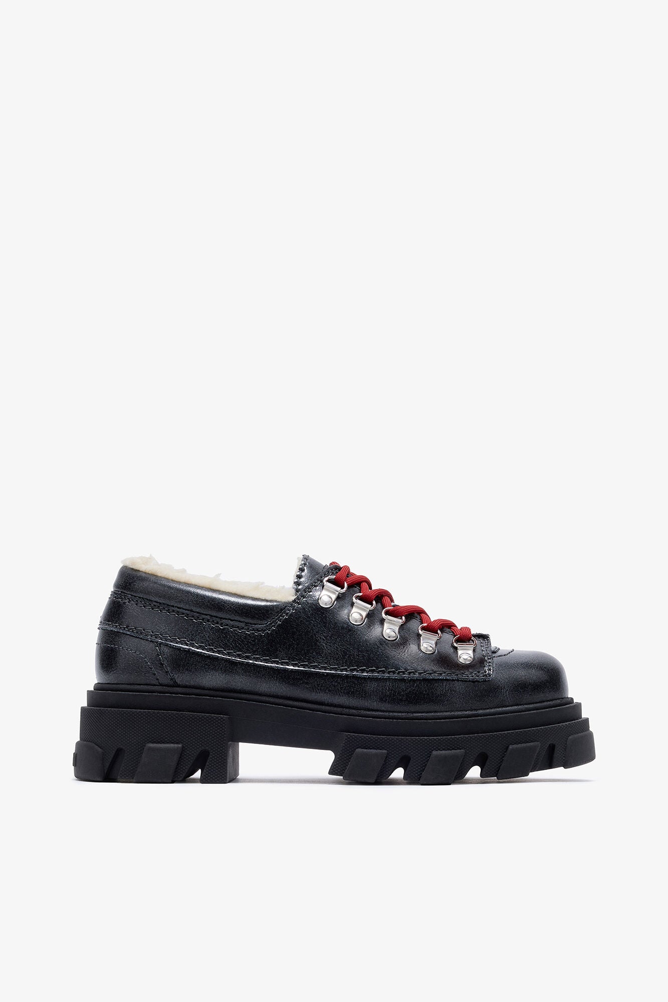 GANNI Sale Cleated Derbies in Grey