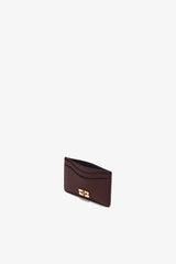 GANNI Discount Chicory Coffee Card Holder in Grained Brown