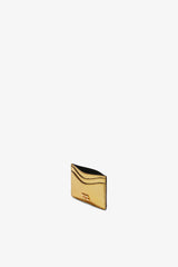 GANNI us Gold Bou Card Holder in Metallic