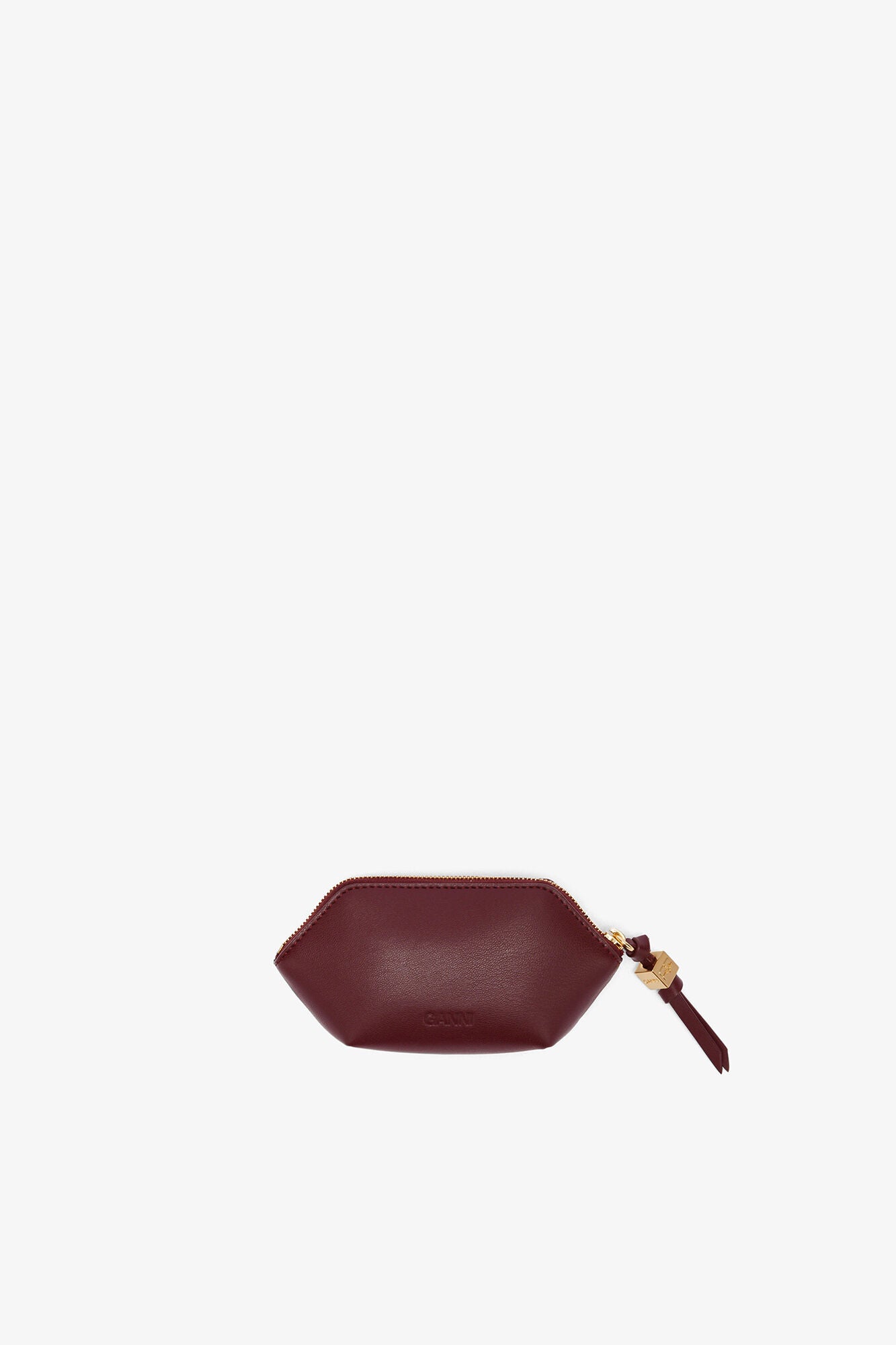 GANNI Sale Burgundy Bou Coin Purse in Burgundy