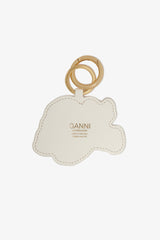 GANNI Online Tobacco Brown Brown Puppy Keyring