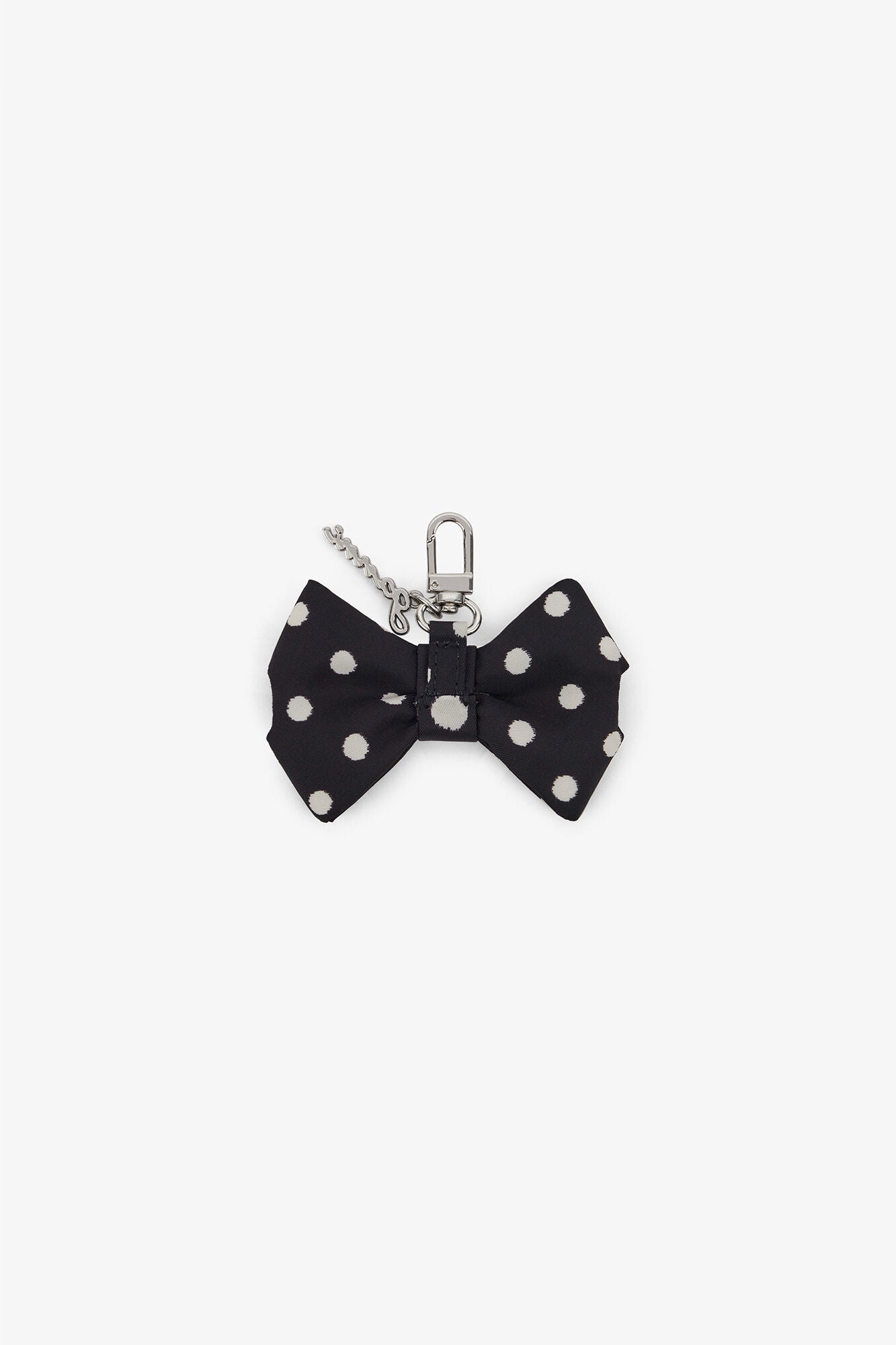 GANNI Outlet Black Bow Charm with Dots
