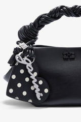GANNI Outlet Black Heart Mirror with Dots