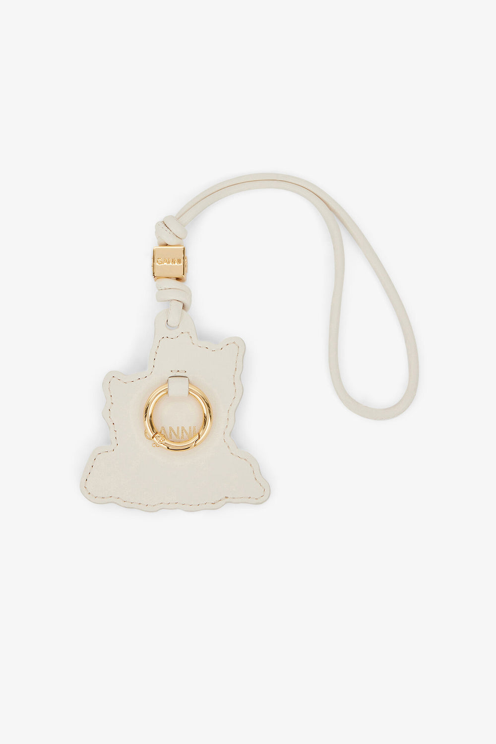 GANNI New Egret Pony Keychain