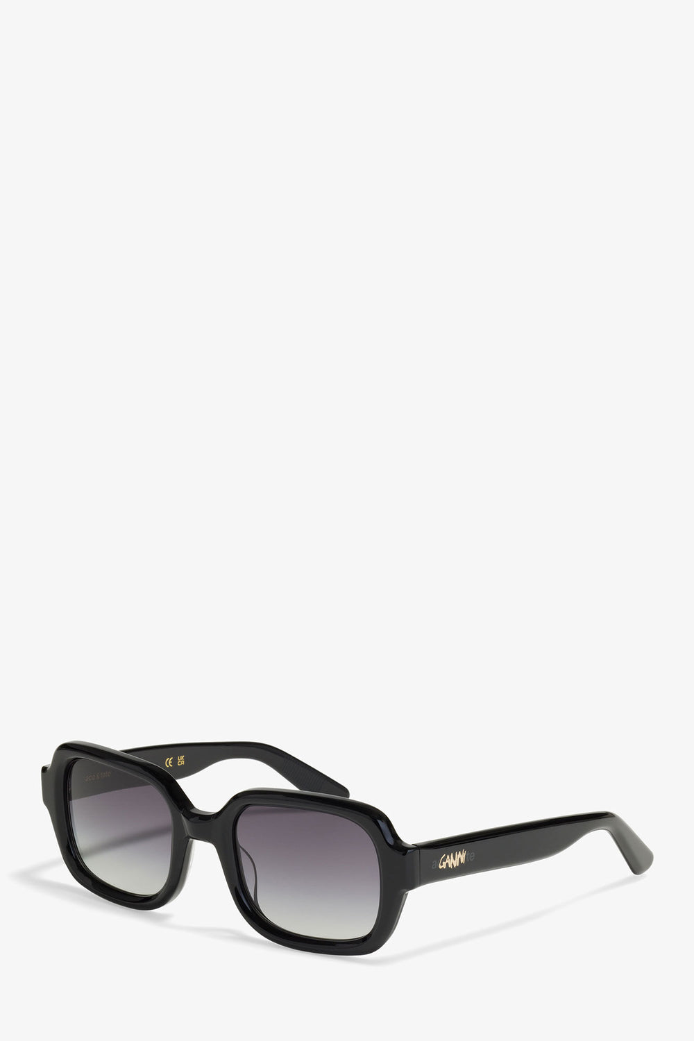 GANNI For Sale Black GANNI x Ace & Tate Black Twiggy Sunglasses