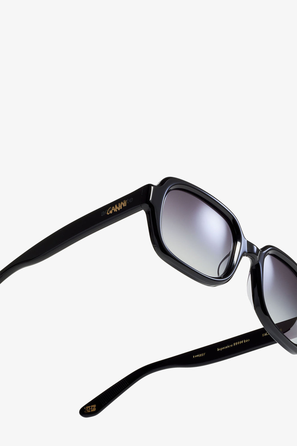 GANNI For Sale Black GANNI x Ace & Tate Black Twiggy Sunglasses