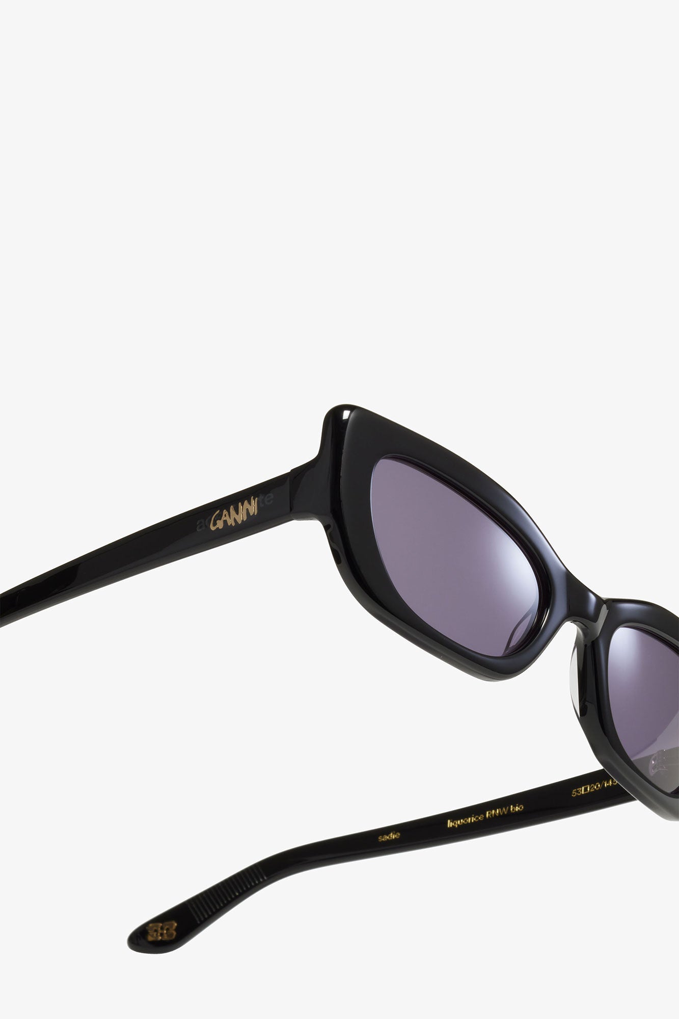 GANNI Hot Sale Black GANNI x Ace & Tate Black Sadie Sunglasses