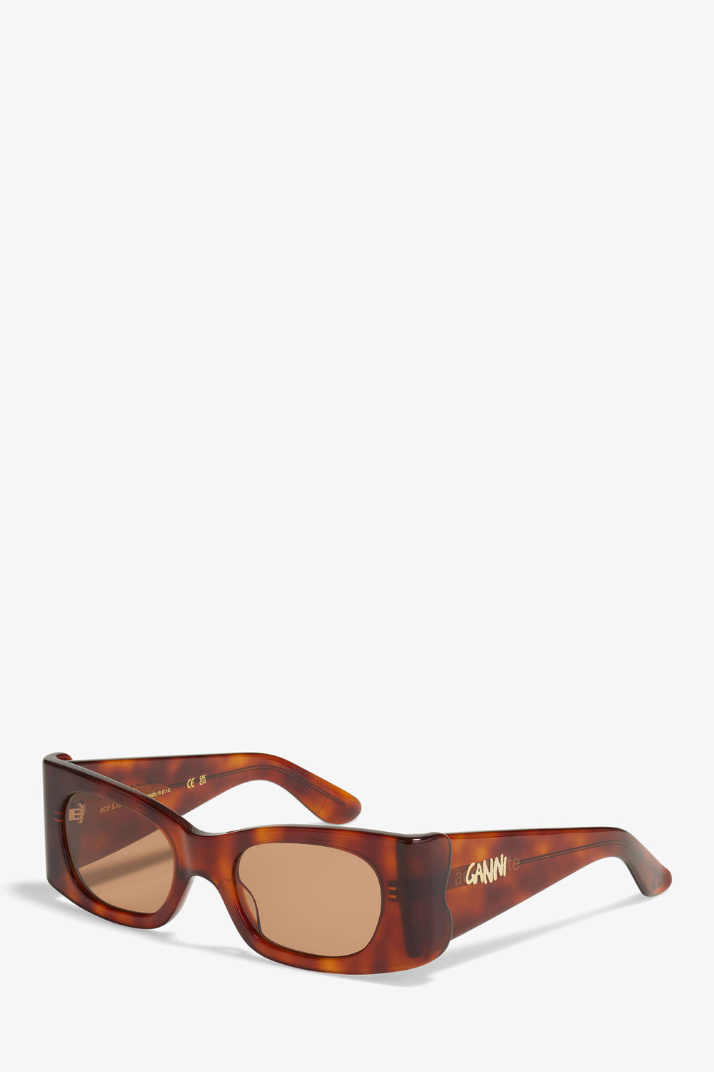 GANNI Sale Tiger's Eye GANNI x Ace & Tate Tiger's Eye Kayla Sunglasses