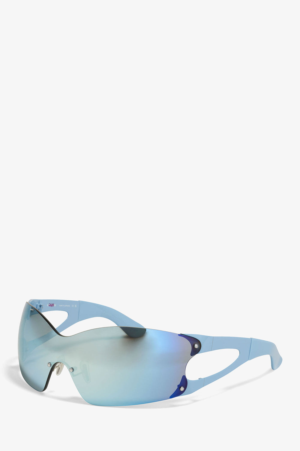 GANNI Discount Silver Lake Blue GANNI x Ace & Tate Silver Lake Blue Noel Sunglasses