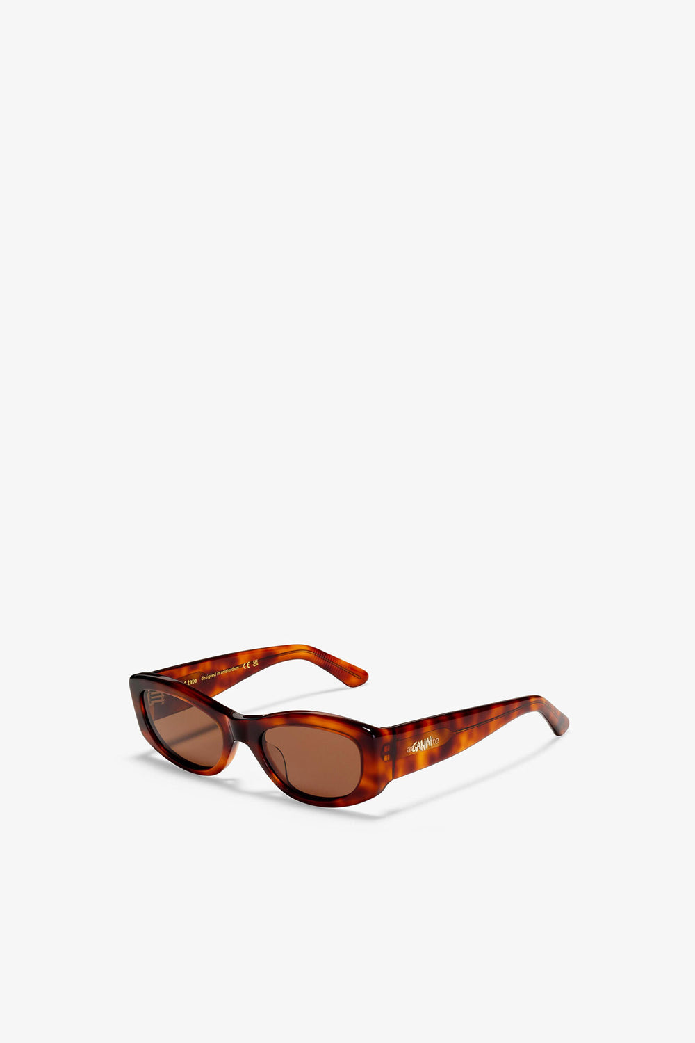 GANNI Outlet Tiger's Eye GANNI x Ace & Tate Lana Sunglasses