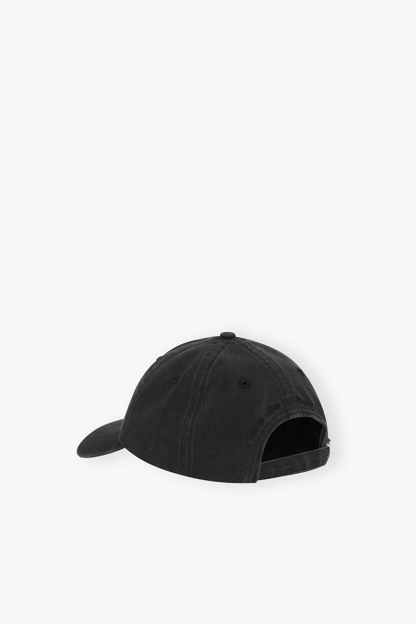 GANNI Sale Black Black Canvas Cap