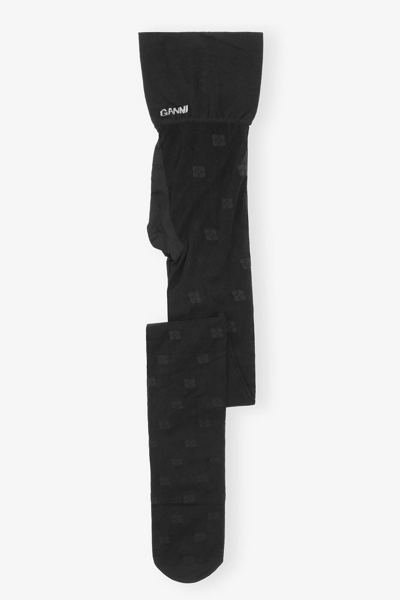GANNI Sale Black Butterfly Lace Tights